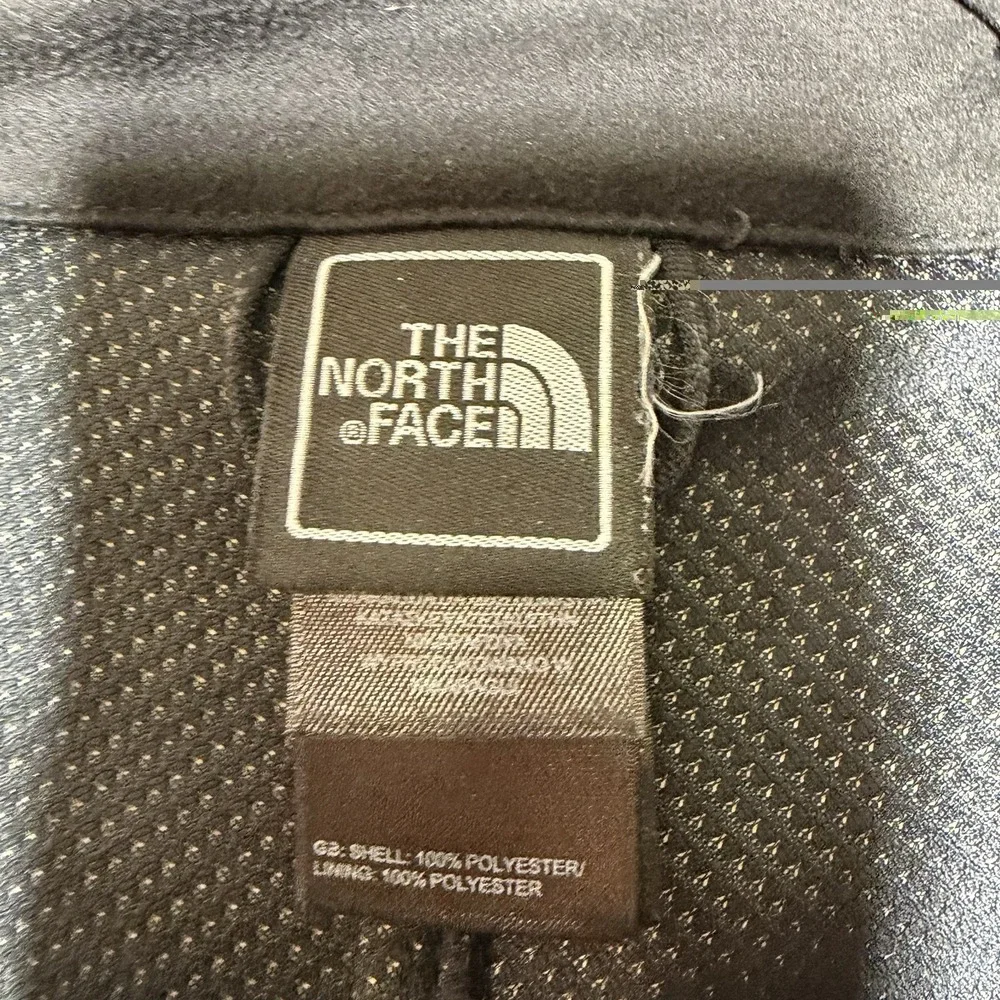 The North Face Mens Black Full Zip Fleece Jacket Outdoor Hiking Size S